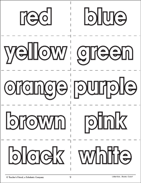 Featured image of post Color Words Printable