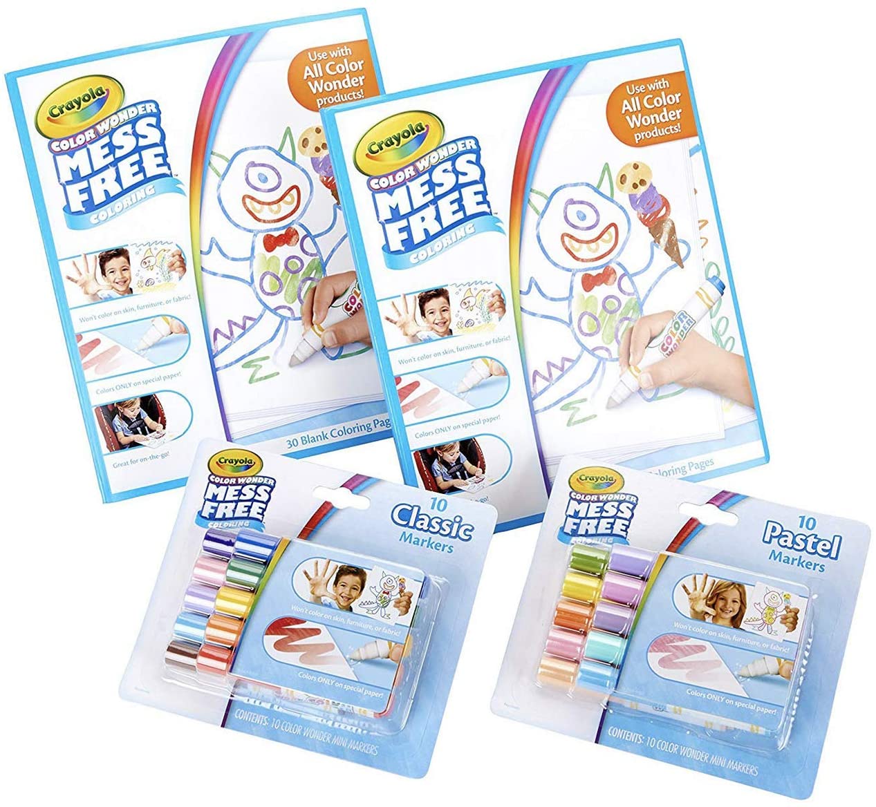 picture Crayola Color Wonder Mess Free Coloring Activity Set color wonder art kit mess free coloring gift crayola com crayola