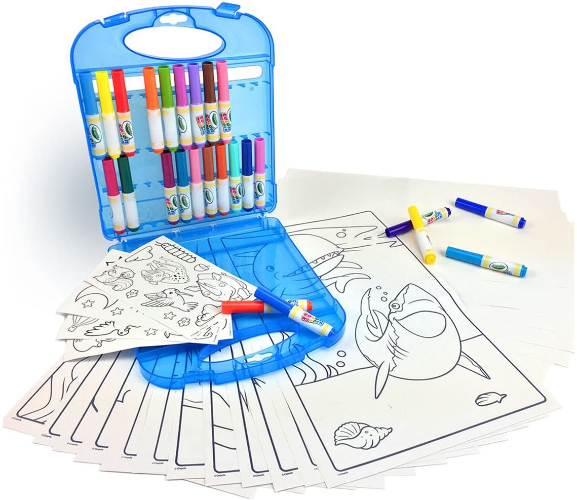 photo Crayola Color Wonder Mess Free Coloring Activity Set crayola color wonder mess free coloring kit 80pc toddler toys kids indoor activities at home