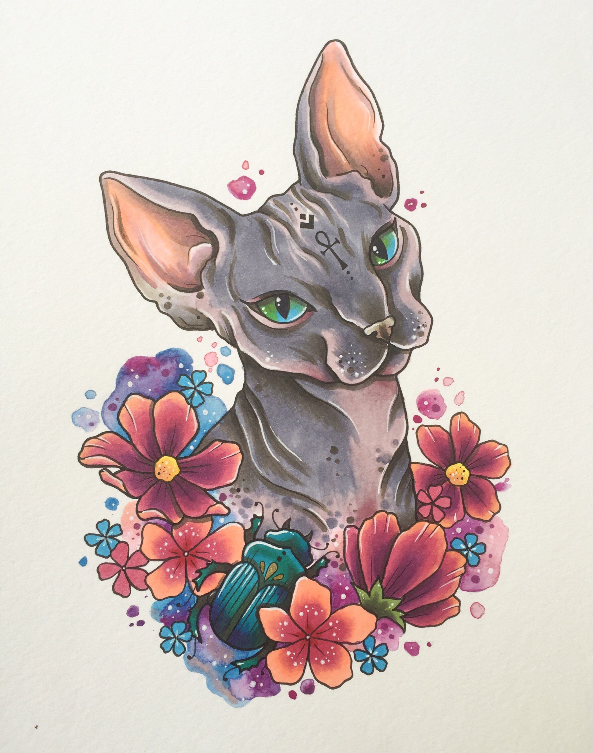 Featured image of post Cute Sphynx Cat Art