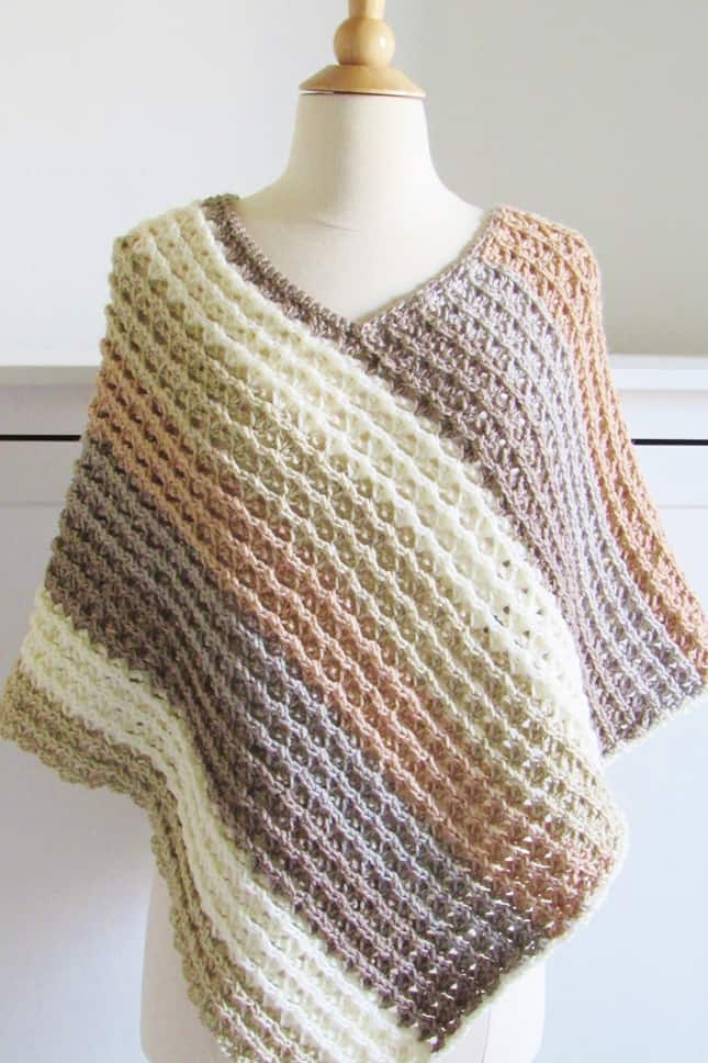 Featured image of post Easy Crochet Poncho Pattern Diagram