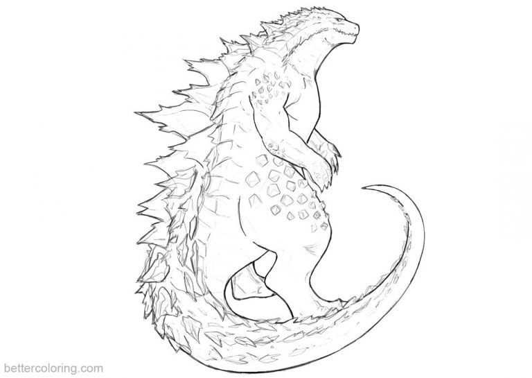 Featured image of post Free Printable Godzilla Coloring Pages