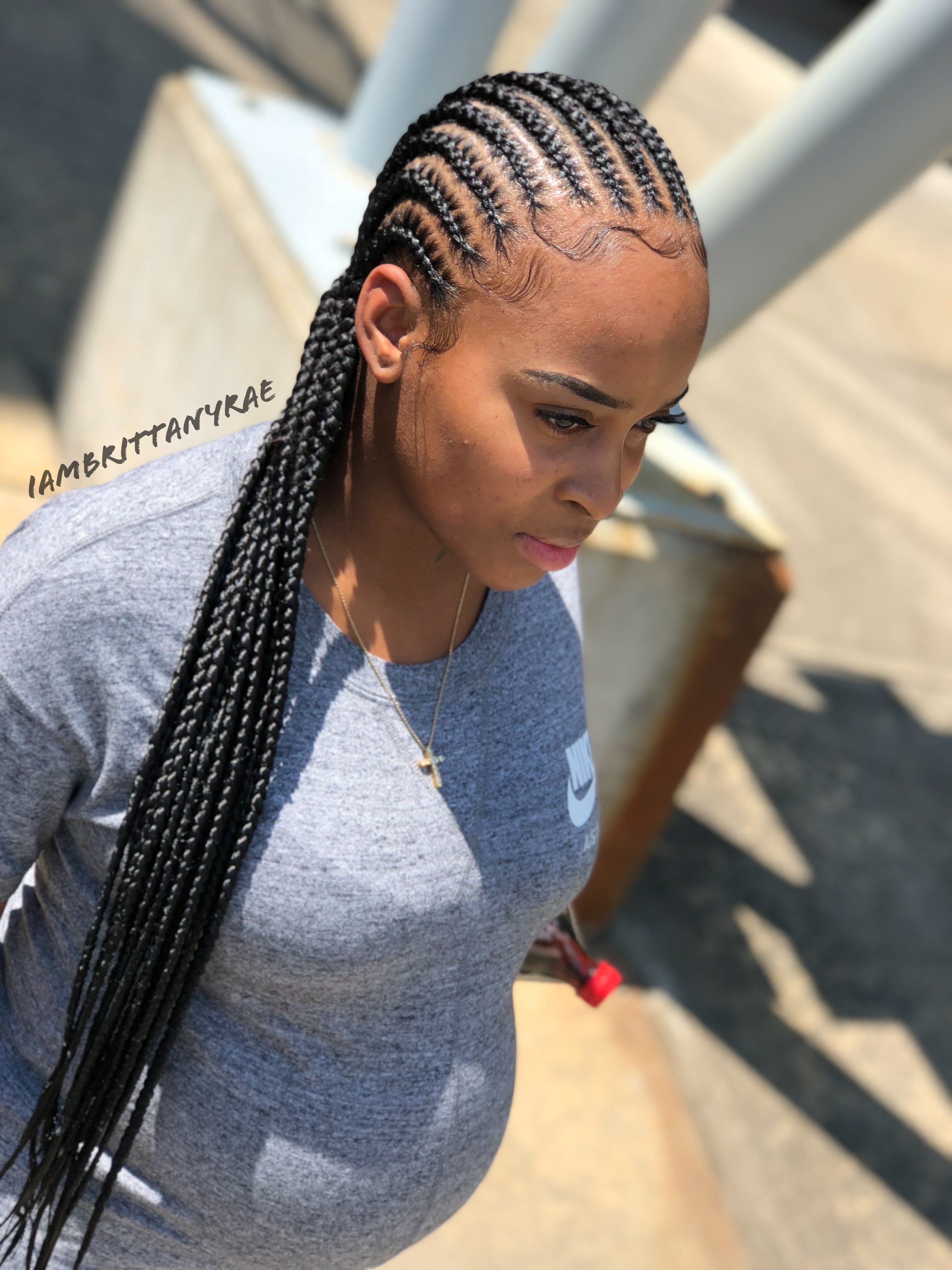 Featured image of post Hairstyles For Black Women Braids Straight Back