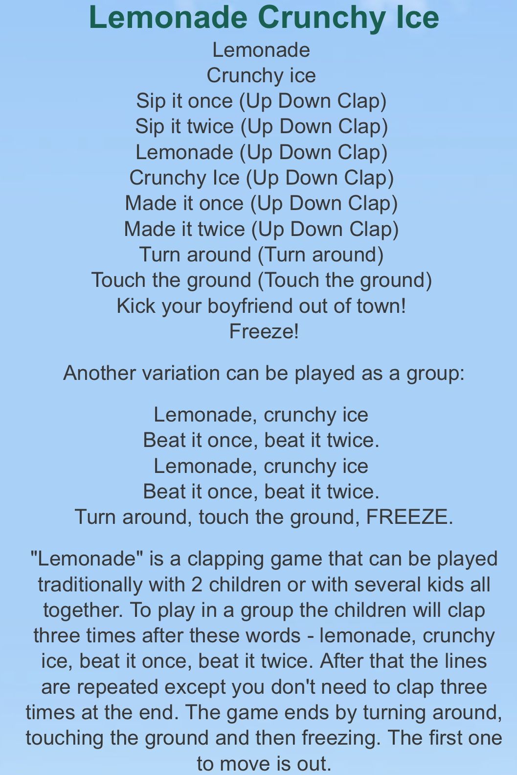 Featured image of post Lemonade Crunchy Ice Lyrics