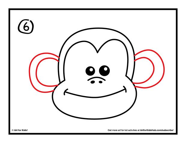 Featured image of post Monkey Drawing Simple