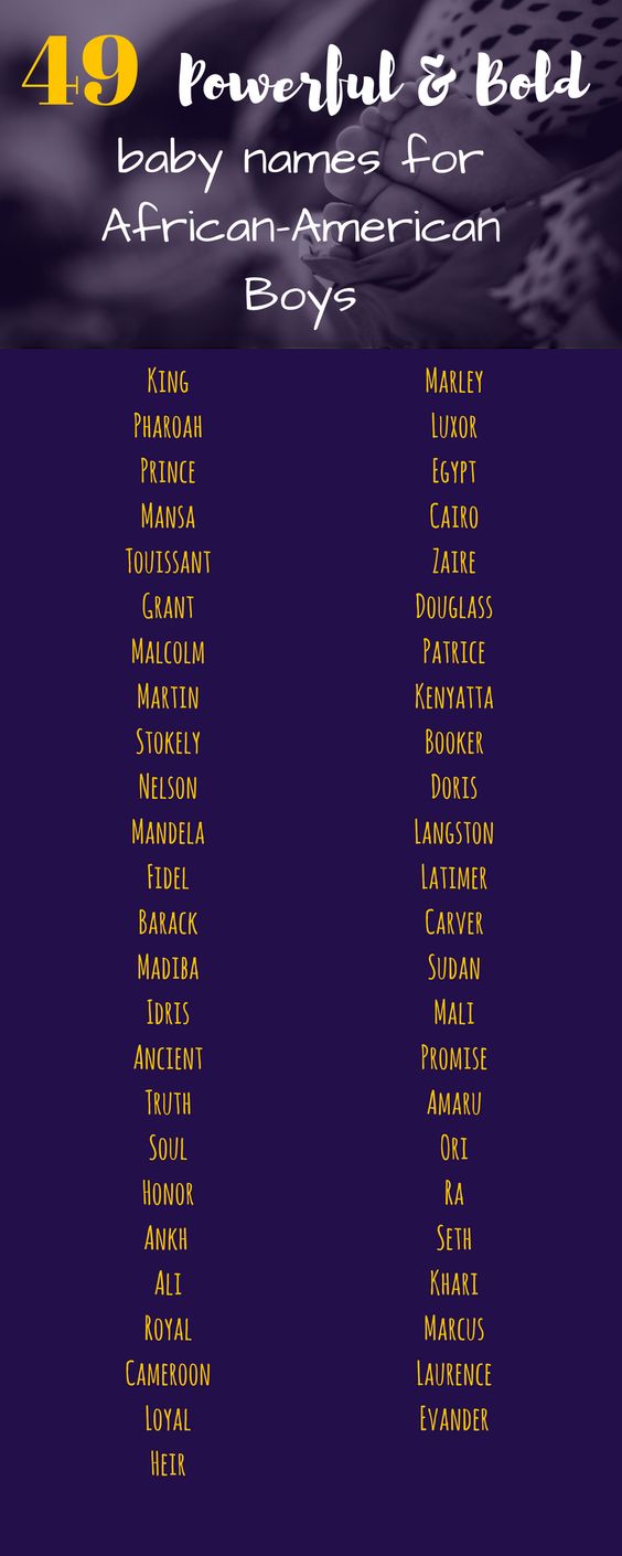 Featured image of post Popular African American Boy Names