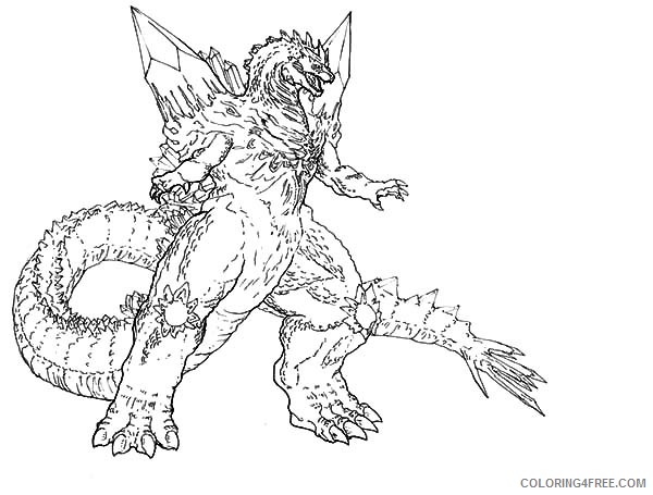 Featured image of post Printable Space Godzilla Printable Godzilla Coloring Pages