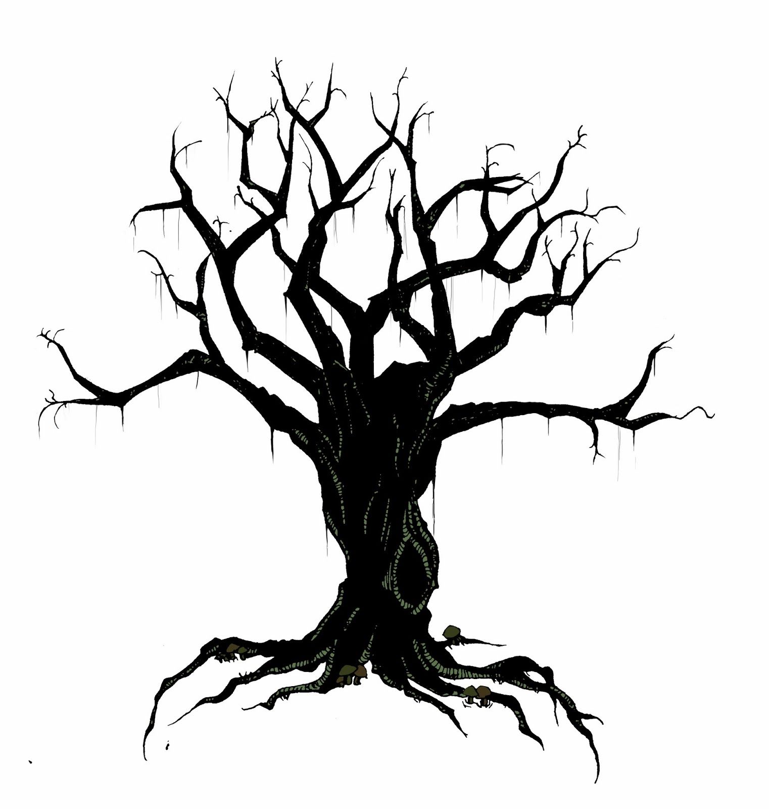 Featured image of post Spooky Tree Silhouette